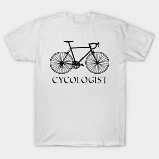 Cycologist, Bicycle Gift, Bike Gift, Cycling gift T-Shirt